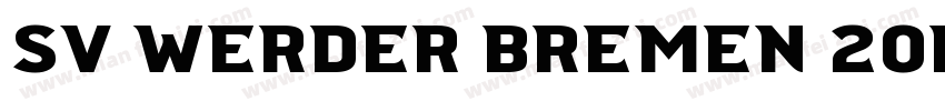 SV Werder Bremen 201字体转换